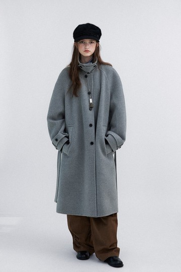 Nordic / 雙面呢大衣外套 / 100%綿羊毛