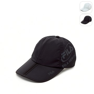 【FILA】運動折帽-黑色 HTY-5003-BK