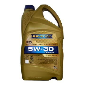 【4%點數】RAVENOL FO 5W30 SAE 全合成機油 5L【299免運領券再享折扣】
