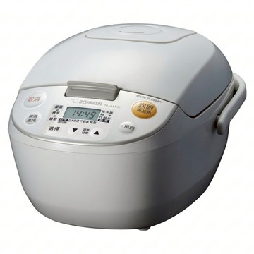 ZOJIRUSHI 象印 黑金剛厚釜 微電腦電子鍋 日本製 6人用  NL-AAF10  白色  1台