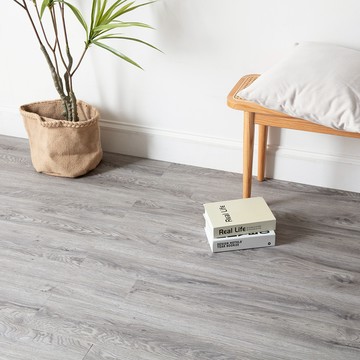 自黏塑膠地磚6x36吋 灰橡 0.5坪