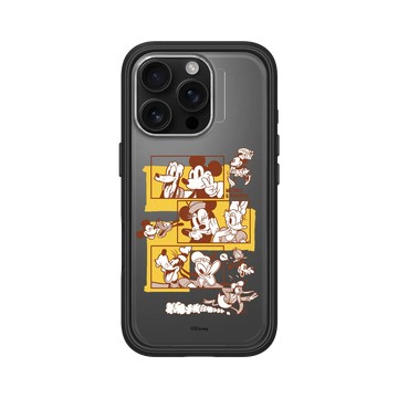 iPhone 16 Pro Mod NX 黑 - 迪士尼-米奇 Mickey - 朋友們的三連拍