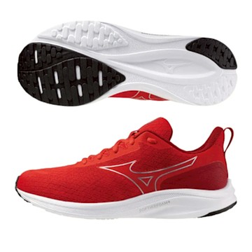 MIZUNO 美津濃 慢跑鞋 男鞋 運動鞋 緩震 一般型 超寬楦 ESPERUZE 紅 K1GA244412