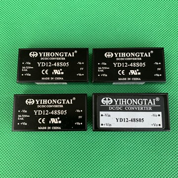 拆機益弘泰 YIHONGTAI YD12-48S05 48轉5V 2A  DC-DC 模塊電源