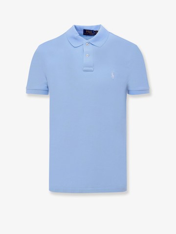 Cotton polo shirt with logo embroidery - POLO RALPH LAUREN - gender_Man