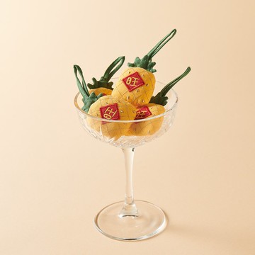 樣樣好物【旺來】手工純棉 鳳梨吊飾