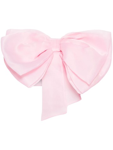 Cynthia Rowley - Cupid's Bow bandeau top - women - Lycra/Nylon/Lycra/Rayon/Viscose - M - Pink