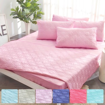 台灣製 3M 吸濕排汗 防蹣抗菌 防潑水 舖棉床包式 保潔墊 (單人/雙人/加大/特大 ) 綜合賣場