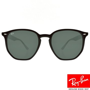 RayBan雷朋 太陽眼鏡 RB4306F 60171-54mm 六角形膠框 - 金橘眼鏡