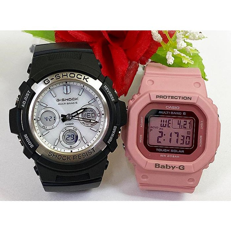 恋人たちのGショックペアウォッチ G-SHOCK BABY-G 電波ソーラー AWG