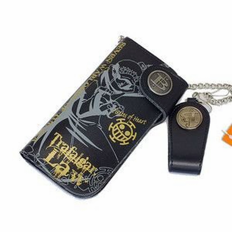 ワンピース One Piece トラファルガー ロー ウォレットチェーン付き 長財布 Op 1952 Bk ブラック 通販 Lineポイント最大0 5 Get Lineショッピング