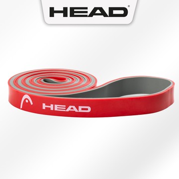 HEAD海德 雙色環狀阻力帶(中量級)-寬2.1cm 天然乳膠阻力圈環狀阻力帶拉力帶