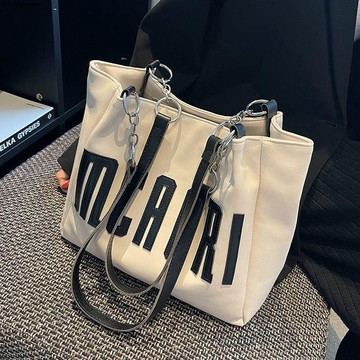 通勤女包💜高級感包包女2023秋冬新款潮時尚托特包百搭ins大容量通勤單肩包