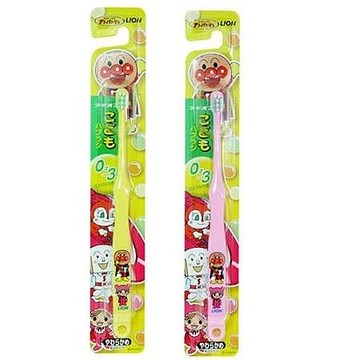LION 獅王 麵包超人牙刷 兒童牙刷 乳牙刷 (0Y-3Y) 細菌人(4903301017127) 59元