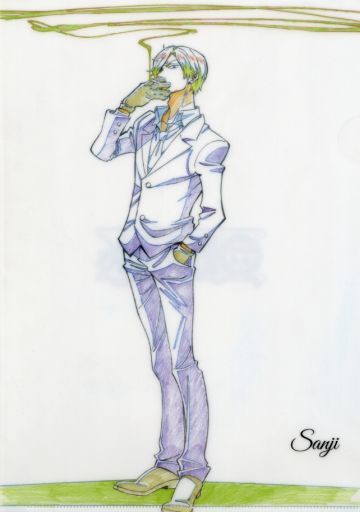 香吉士A4文件夾航海王One Piece航海王One Piece.COM ILLUSTRATION WORKS