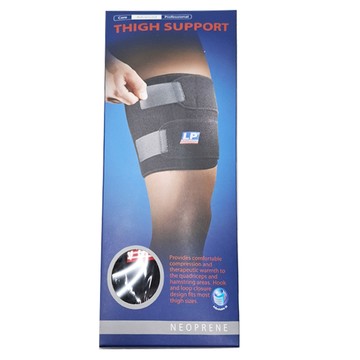 LP SUPPORT 單片可調式大腿護套  1個  黑色  30*20*10cm