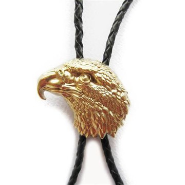 【米蘭精品】Bolo tie波洛領帶-鍍金鷹頭造型美式領帶男配件74gx31