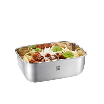 德國 GEFU 可微波不鏽鋼保鮮盒/便當盒-長方形1300ml