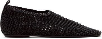TOTEME 黑色 Woven Leather 芭蕾鞋