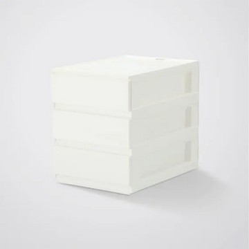 抽屜式收納盒 窄低型 N INBOX 3DR WH NITORI宜得利家居