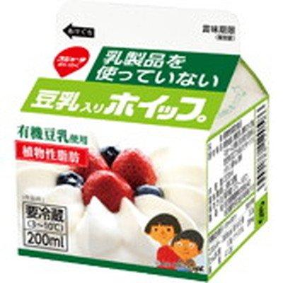 乳製品を使っていない　豆乳入りホイップ200ml めいらく