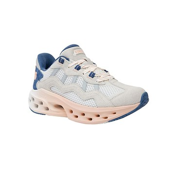 【K-SWISS】經典運動鞋 TUBES LITE RMX 女鞋 米白藍蜜桃橘色(99445-170-M)