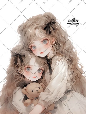 原廠貼紙No.239 人物貼紙 原創貼紙 人物貼紙 少女貼紙 原創人物貼紙