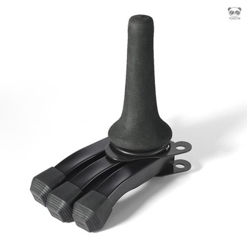 摺疊式三腳支架便攜式休息架適合小號、高音薩克斯、單簧管黑管、長笛和雙簧管 MX0420D 黑色