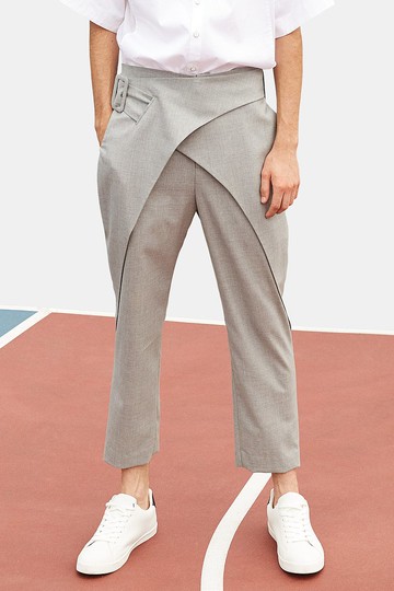 SEANNUNG 前交叉襠片長褲