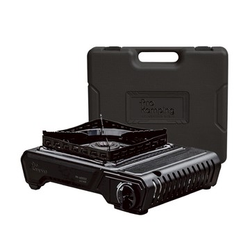 4.1kW 黑武士卡式爐 PK-4100III 附收納硬盒 (防風雙焰瓦斯爐 銅合金爐頭 露營大火力單口爐) 4.1kW 黑武士卡式爐 PK-4100III 附收納硬盒 (防風雙焰瓦斯爐 銅合金爐頭 露營大火力單口爐)