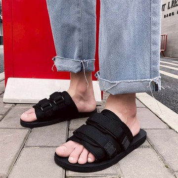 【BT3🇰🇷】拖鞋 厚底拖鞋 魔鬼氈拖鞋 涼鞋 沙灘涼拖 港風拖鞋 情侶拖鞋 男鞋 女鞋 室外涼鞋【S14】