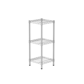 特力屋烤漆三層架寬33*深33*高80公分(白)