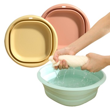 日本SP SAUCE攜帶式5公升中型折疊臉盆