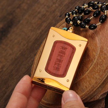 手工楞嚴嘎烏盒 楞嚴咒吊墜可放護身 本命佛掛件項鏈尼泊爾飾品