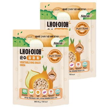 Naeiae 幼兒圈圈餅  洋蔥  40g  2包
