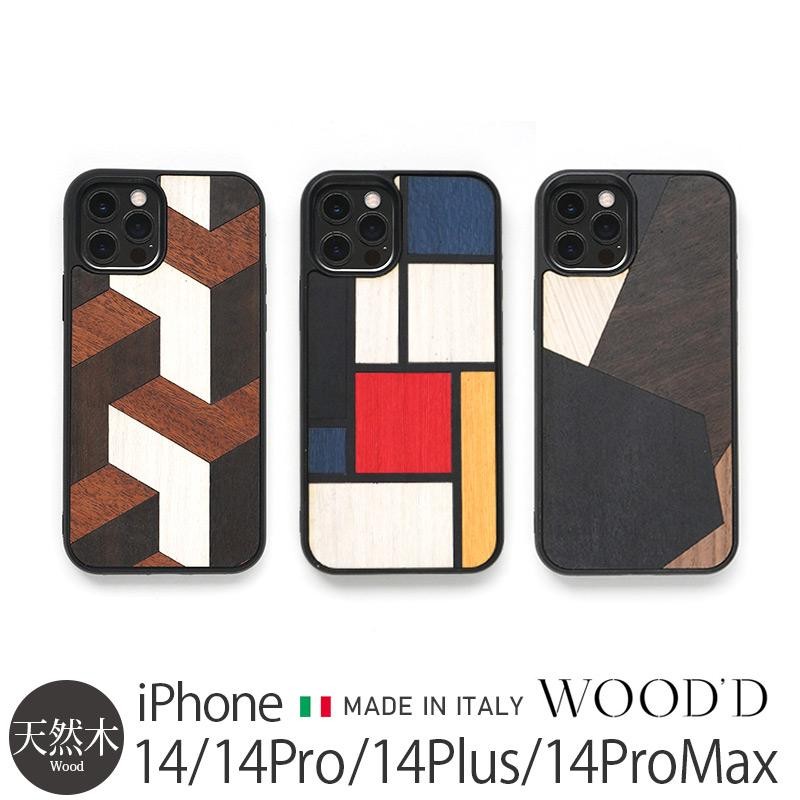 iPhone14 Pro / 14 ProMax / 14 / 14 Plus ケース 木製 背面 WOOD'D