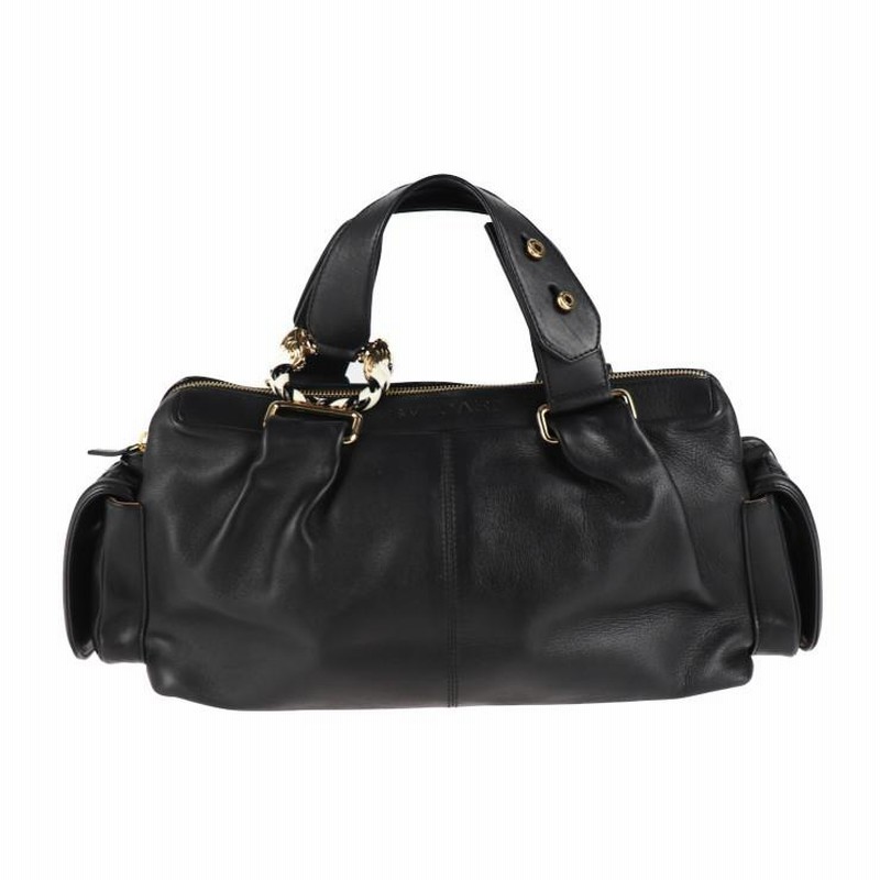ブルガリハンドバック【美品】BVLGARI 美品 BVLGARI ブルガリ レオーニ