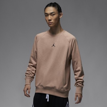 NIKE  上衣 男款 長袖上衣 大學T 運動 AS M J DF SPRT CSVR FLC PO CRE 麻棕 DV1287-201