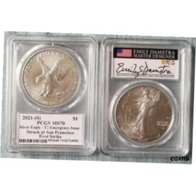 品質保証書付】 アンティークコイン NGC PCGS 2021 (S) $1 Silver