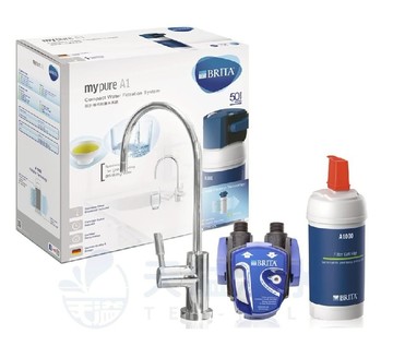 【BRITA】mypure A1櫥下型淨水器【LED鵝頸升級款｜單濾心組】【贈全台安裝服務】【BRITA授權經銷】