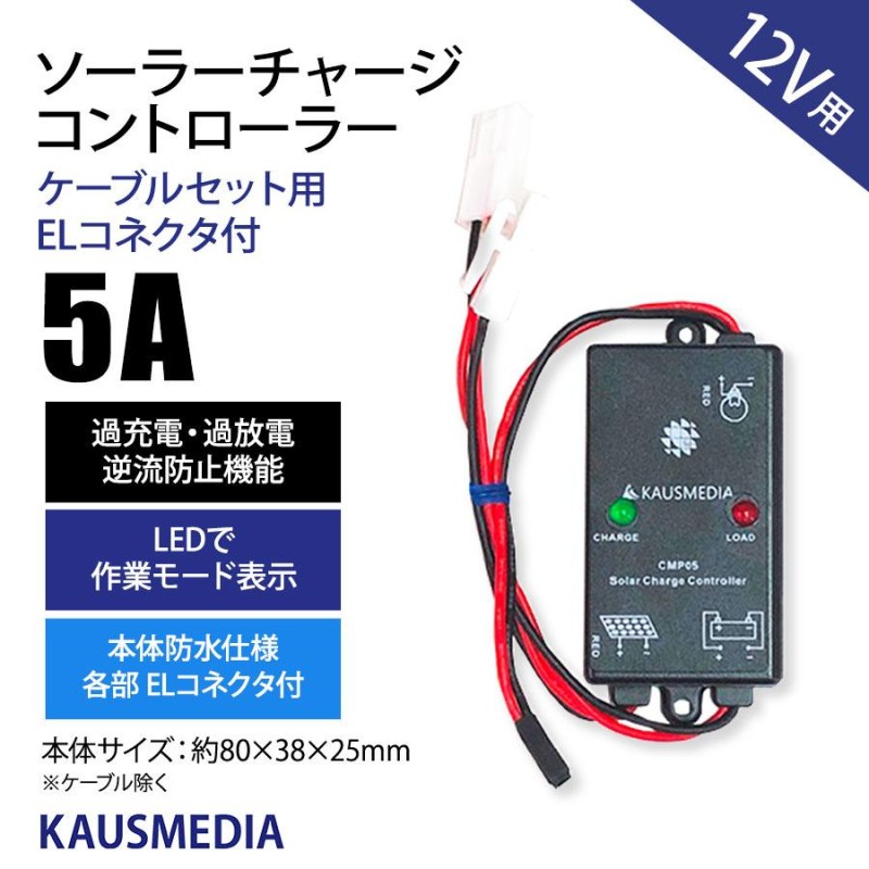 30W ソーラーパネル 充電セット 12Vシステム 太陽光発電 キット 単結晶