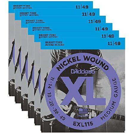 D'Addario EXL115 Electric 11-49 (6パック)