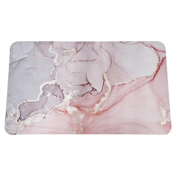 特大軟式科技絨吸水防滑地墊 粉紅巴黎  75 x 45cm  1個