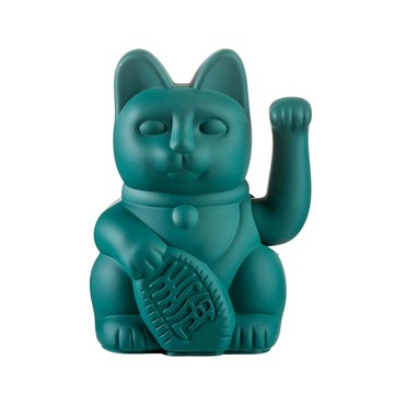 【預購】【DONKEY PRODUCTS】幸運繽紛招財貓 - 招財貓_綠色 15 cm (經典款)