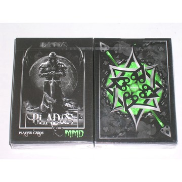 【USPCC撲克】BLADES BLOOD SPEAR EMERALD EDITION 撲克-S102851
