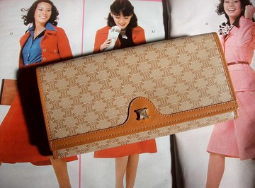 【老時光 OLD-TIME】早期二手老包義大利製CELINE長皮夾#2