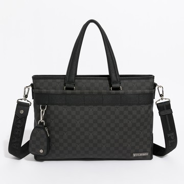 PLAYBOY - 托特包附長背帶 Honour系列 - 黑色/142-5107-09-6