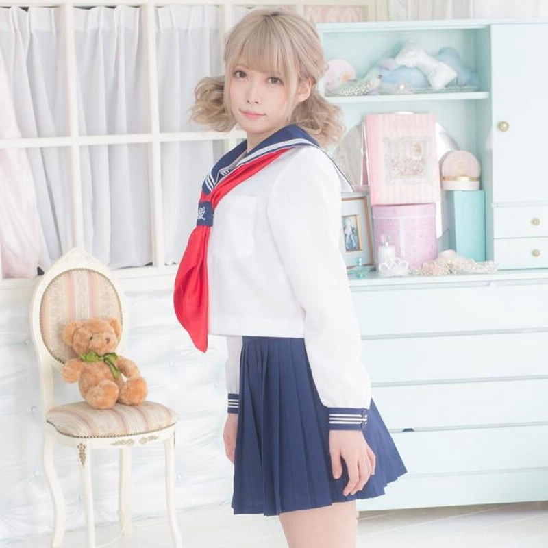 ハロウィン コスプレ 制服 ディズニー スカート 衣装 長袖 コスチューム一式 セーラー服 制服 レディース ミニスカ 女子高生 Jk ハイスクール 萌えセーラー長袖 通販 Lineポイント最大get Lineショッピング
