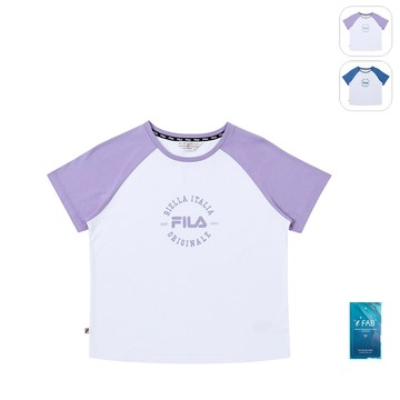 【FILA】女性 吸濕排汗 短袖圓領T恤-白色 5TEZ-1467-WT