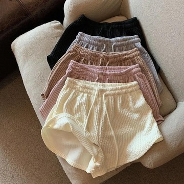 2024網紅短褲  健身跑步短褲  女夏薄款短褲  寬鬆休閒短褲  大碼闊腿短褲  高腰短褲  a字運動短褲